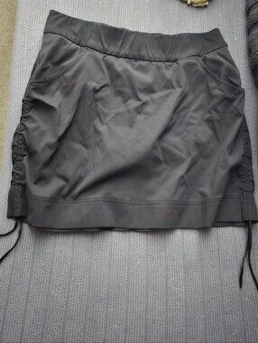 Columbia Black Activewear Skort with Side Drawstring